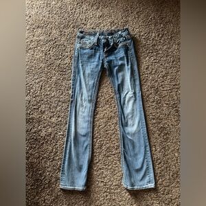 Rock Revival Women's Boot Cut  Jeans in Faded Blue